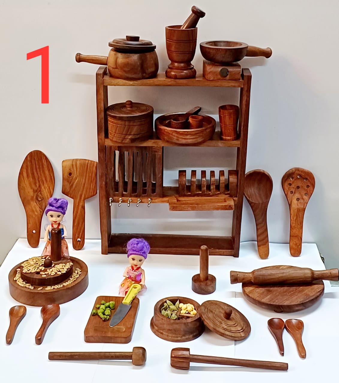 Kitchen wooden set online