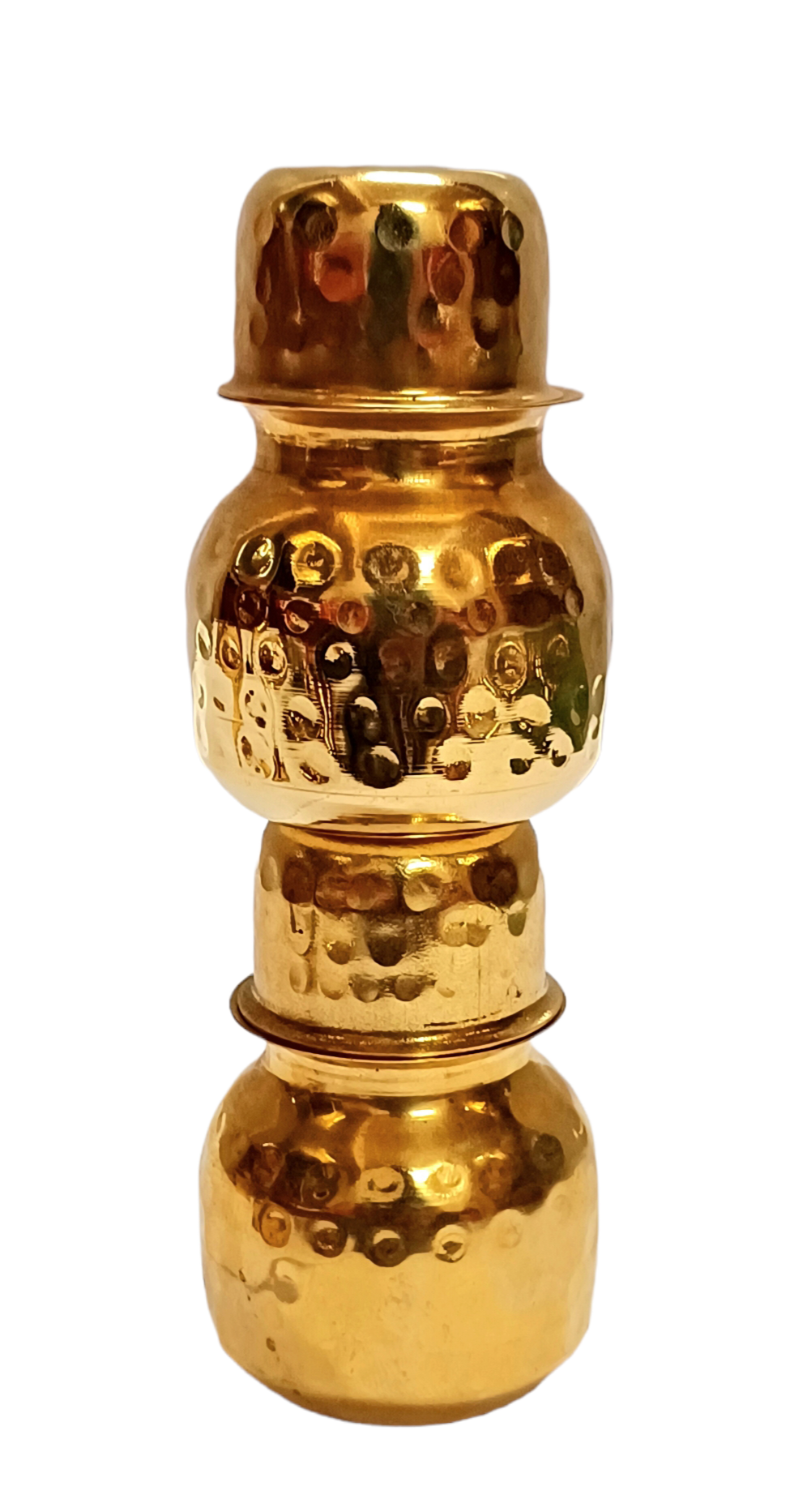 Brass miniature hamerred lutiya katori (loti bhanda)