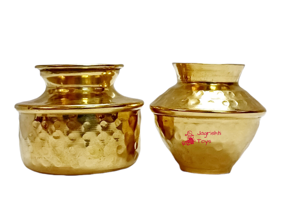 Brass miniature Hammerred Handa Kalsi
