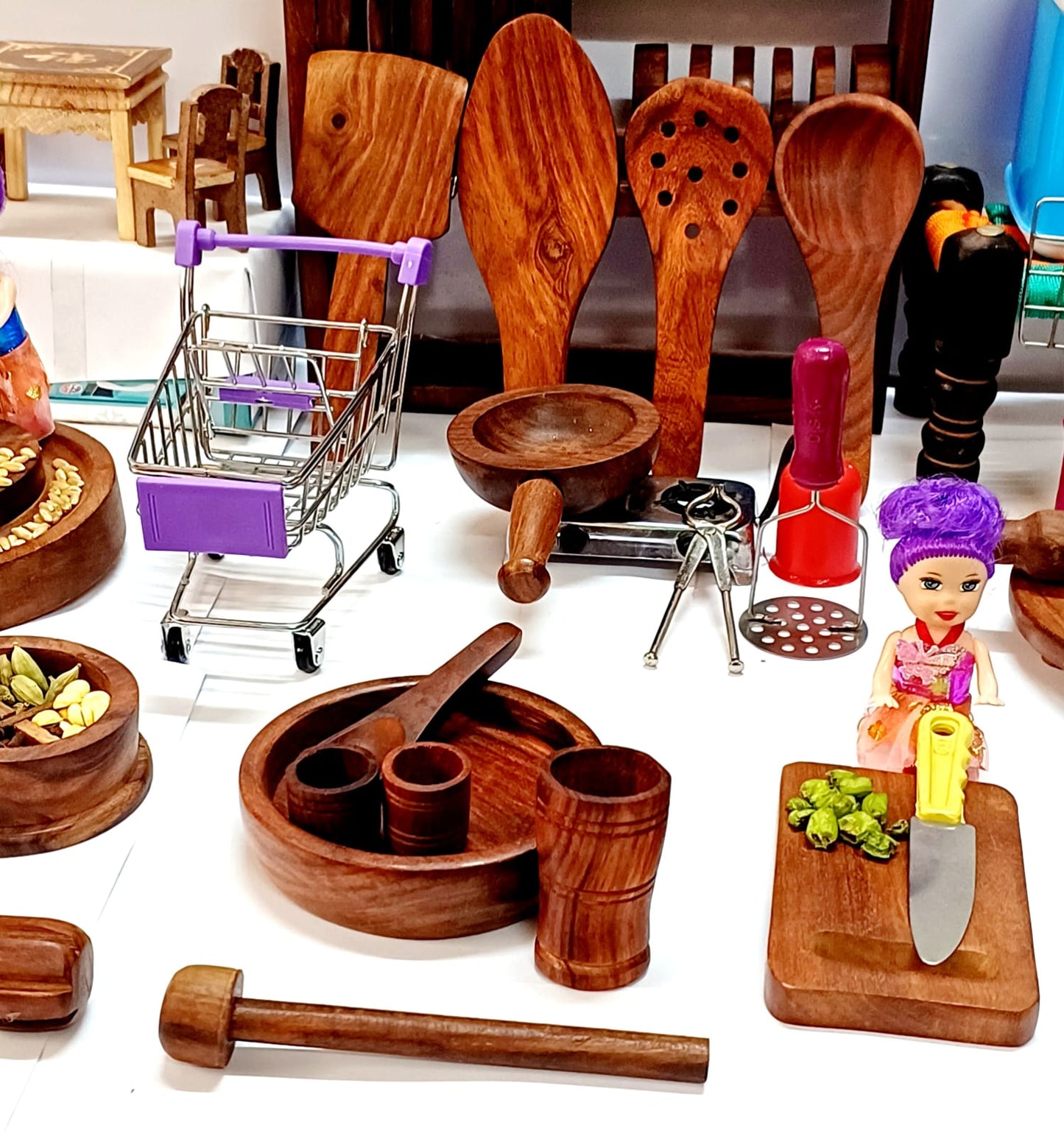 Wooden Kitchen Set Theta