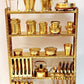 Brass Big kitchen set 1