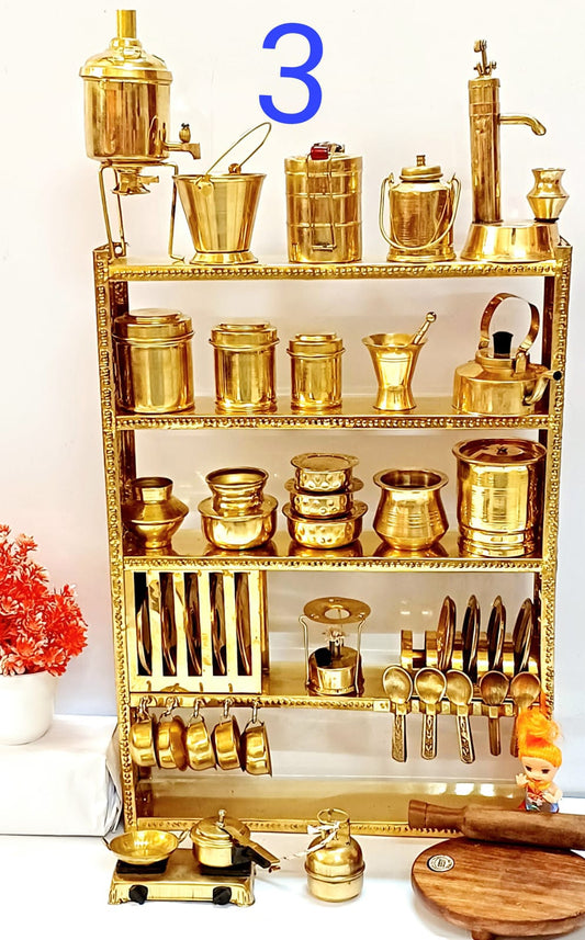 Brass Big Kitchen Set 3