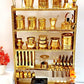 Brass Big 3 Real Cooking Miniature Kitchen set