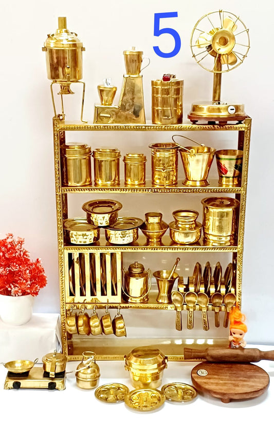 Brass Big Kitchen Set 5