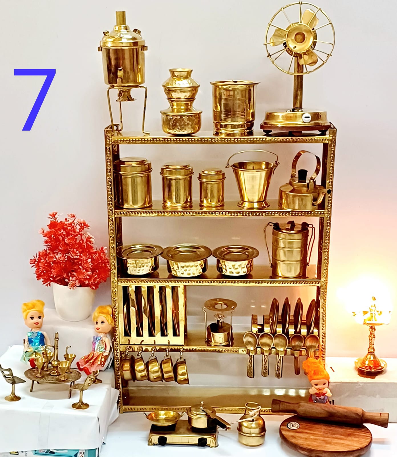 Brass Big Kitchen Set 7