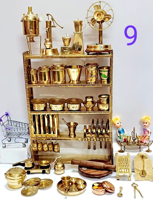 Brass Big KItchen Set 9