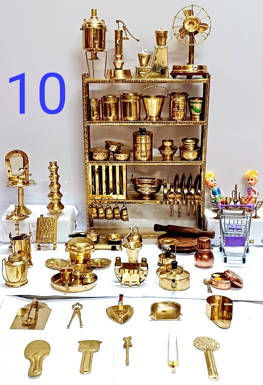 Brass Big Kitchen Set 10