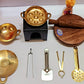 Real Cooking Kit 2: Appam patra, kadhai , tawa , chakla belan with Iron burner