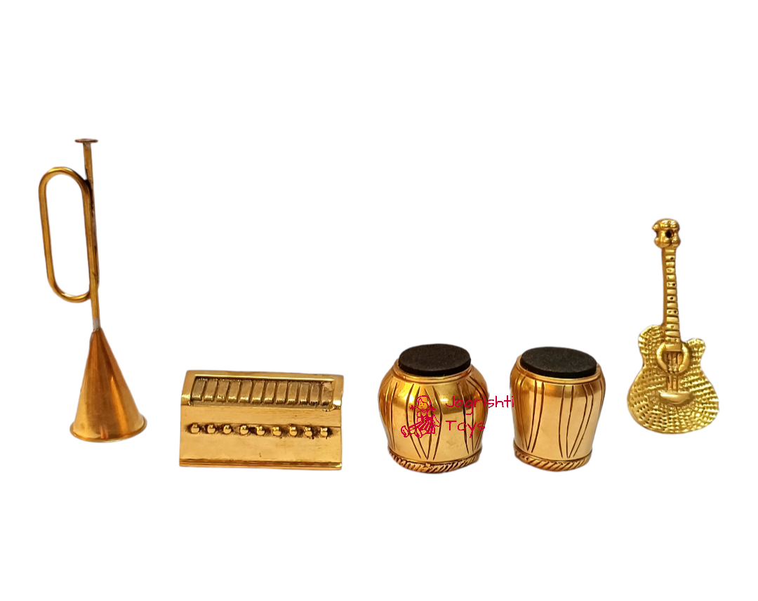 Brass Miniature Music set