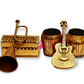 Brass Miniature Music set