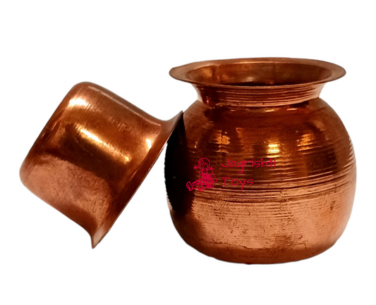 Copper miniature lutiya katori (loti bhanda)