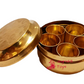 Brass Miniature Hammerred Masala box