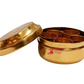 Brass Miniature Hammerred Masala box