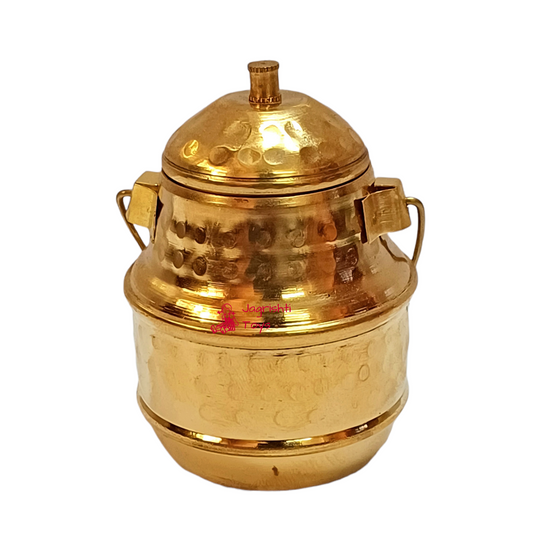 Brass miniature Hammerred oil kettle(oil can)