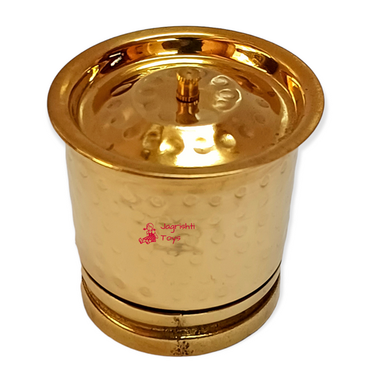 Brass miniature Hammerred Water tank